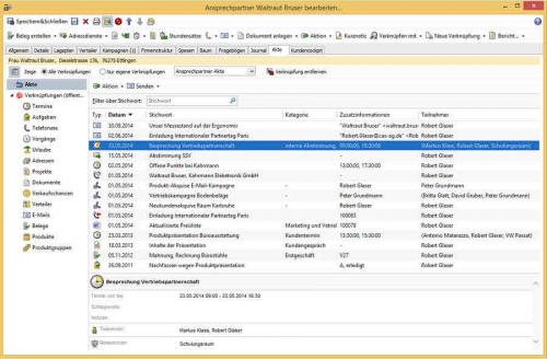 Kundenakte CAS genesisWorld